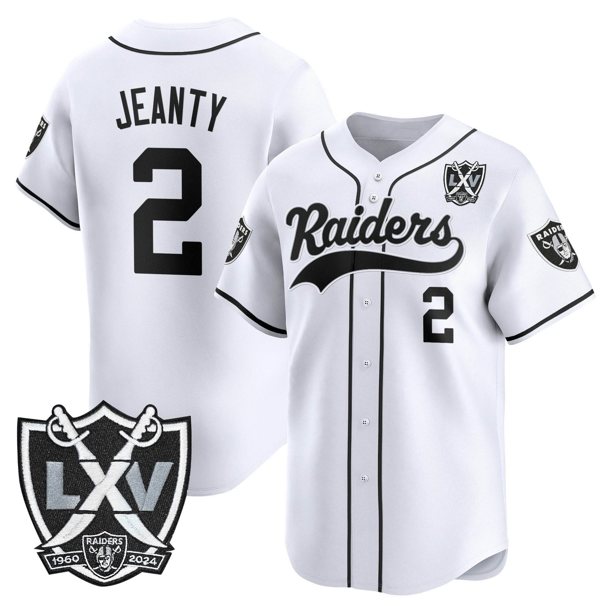 LVR 65th Anniversary Patch Vapor Baseball Jersey - Stitched