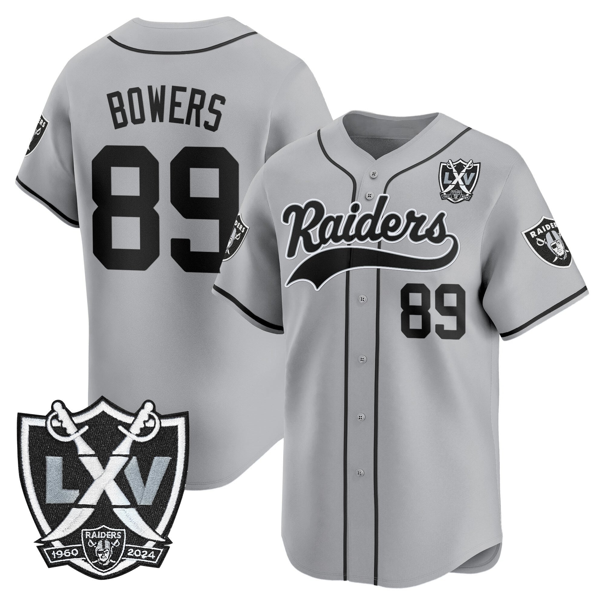 LVR 65th Anniversary Patch Vapor Baseball Jersey - Stitched