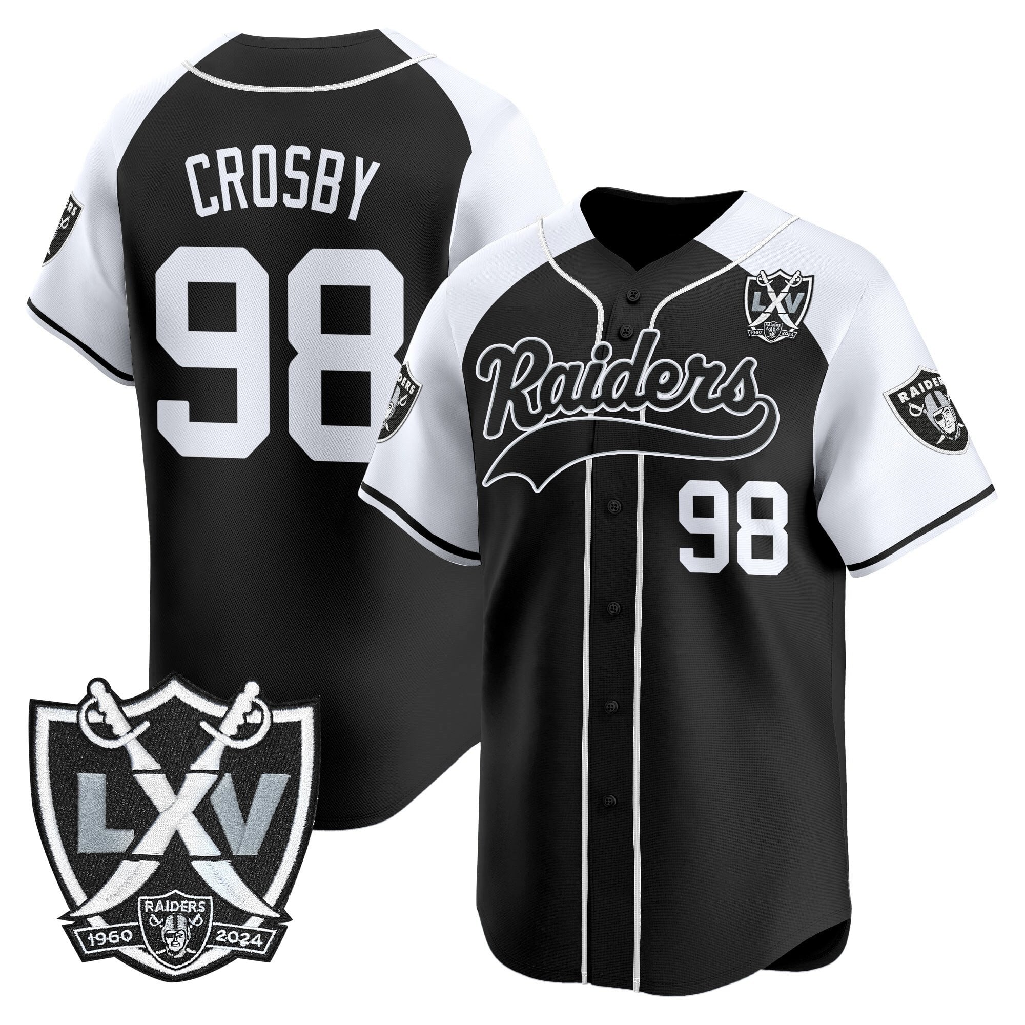 LVR 65th Anniversary Patch Vapor Baseball Jersey - Stitched