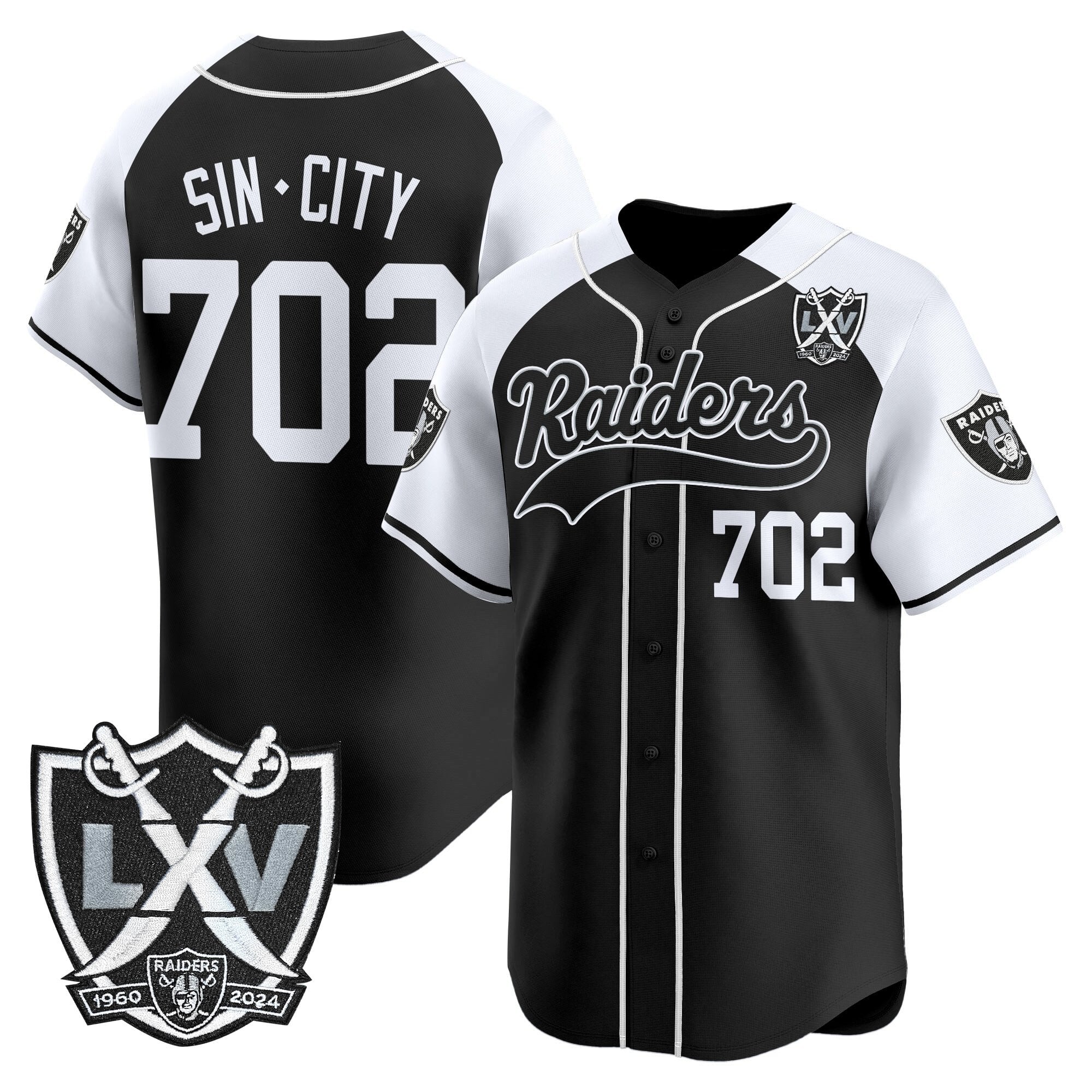 LVR 65th Anniversary Patch Vapor Baseball Jersey - Stitched