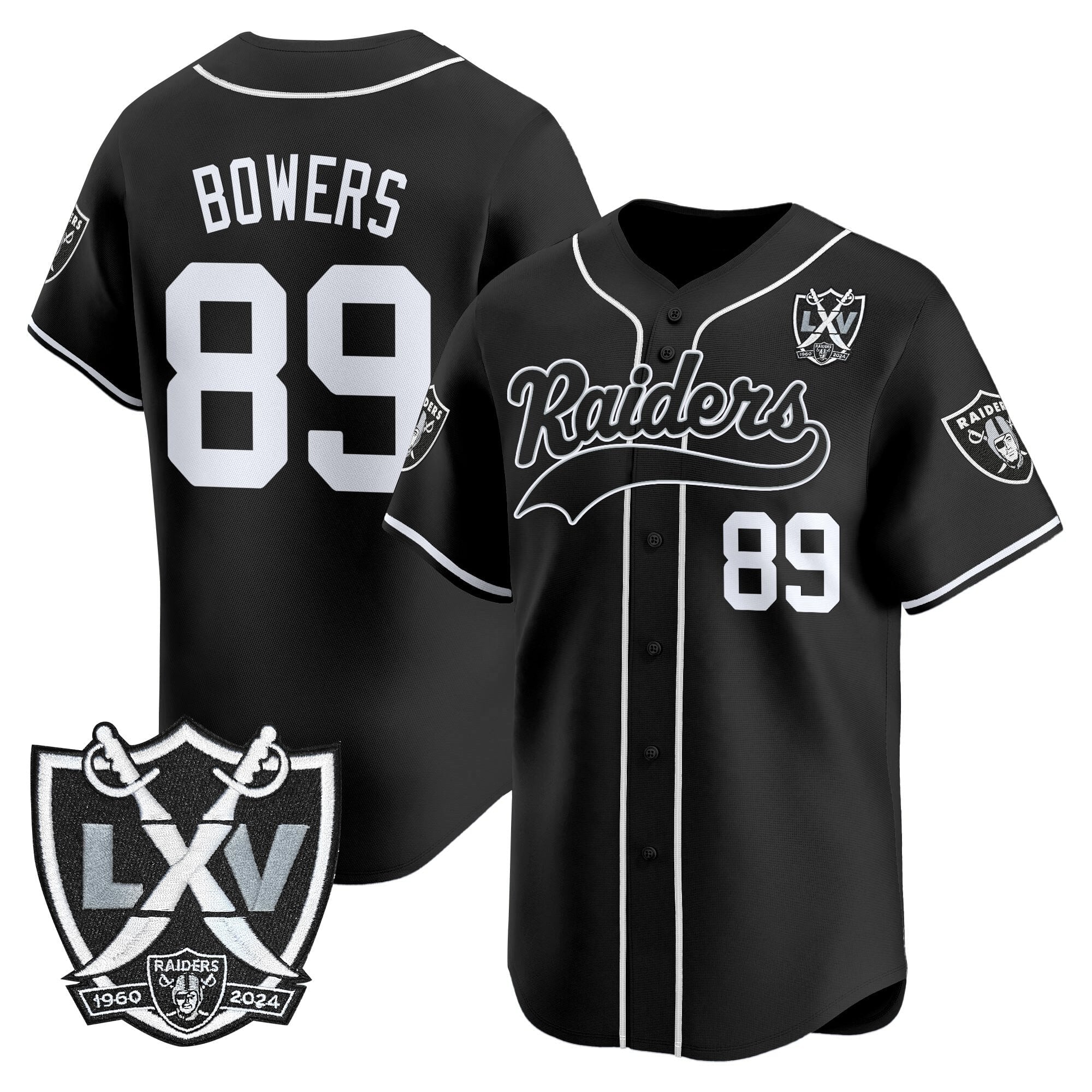 LVR 65th Anniversary Patch Vapor Baseball Jersey - Stitched
