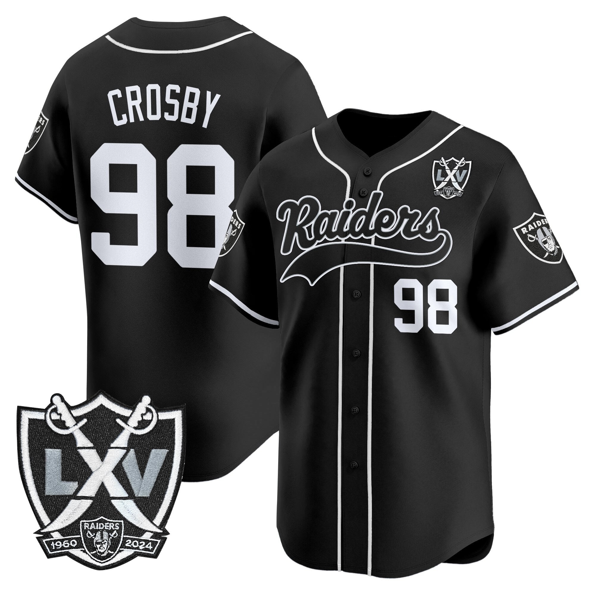 LVR 65th Anniversary Patch Vapor Baseball Jersey - Stitched