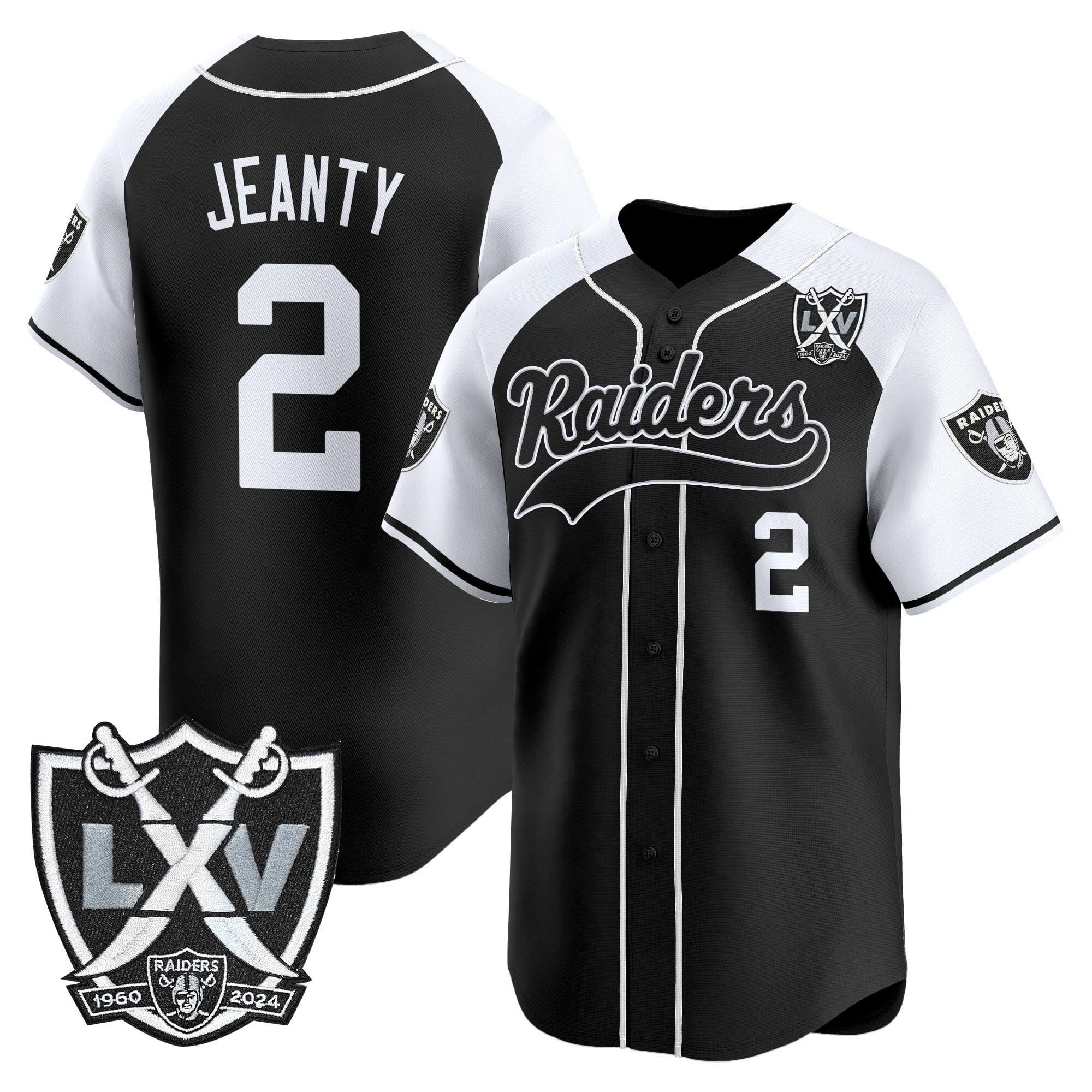 LVR 65th Anniversary Patch Vapor Baseball Jersey - Stitched