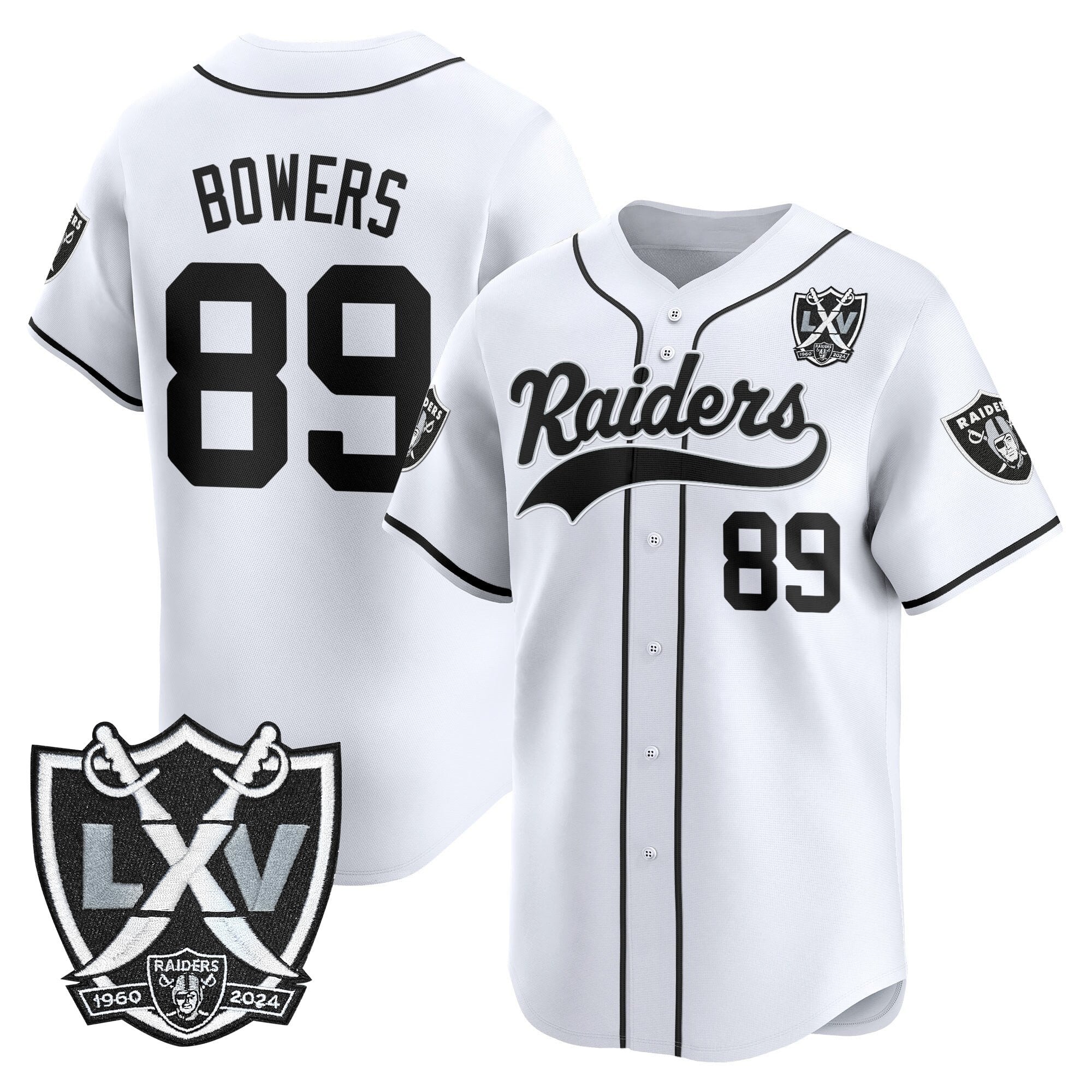 LVR 65th Anniversary Patch Vapor Baseball Jersey - Stitched