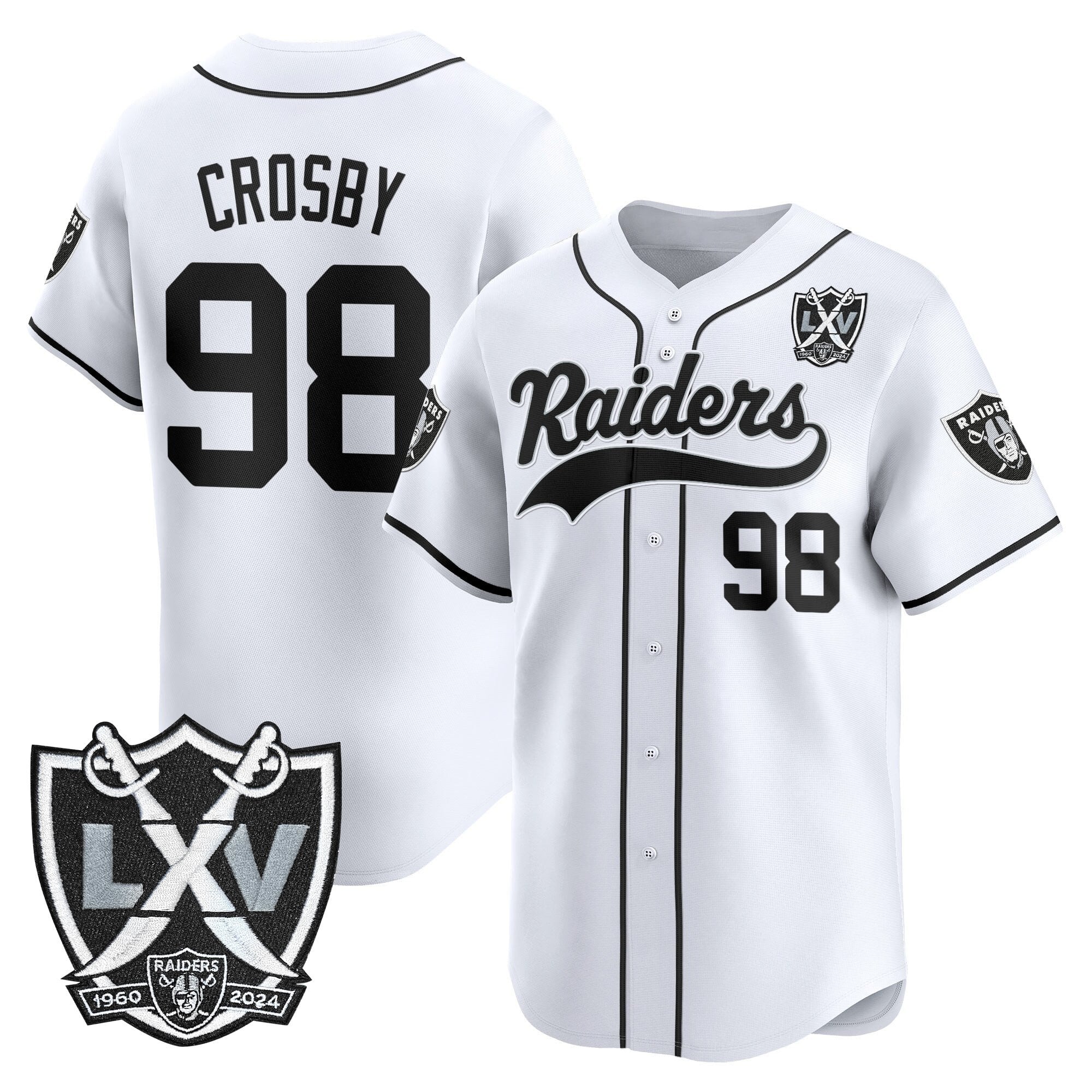 LVR 65th Anniversary Patch Vapor Baseball Jersey - Stitched