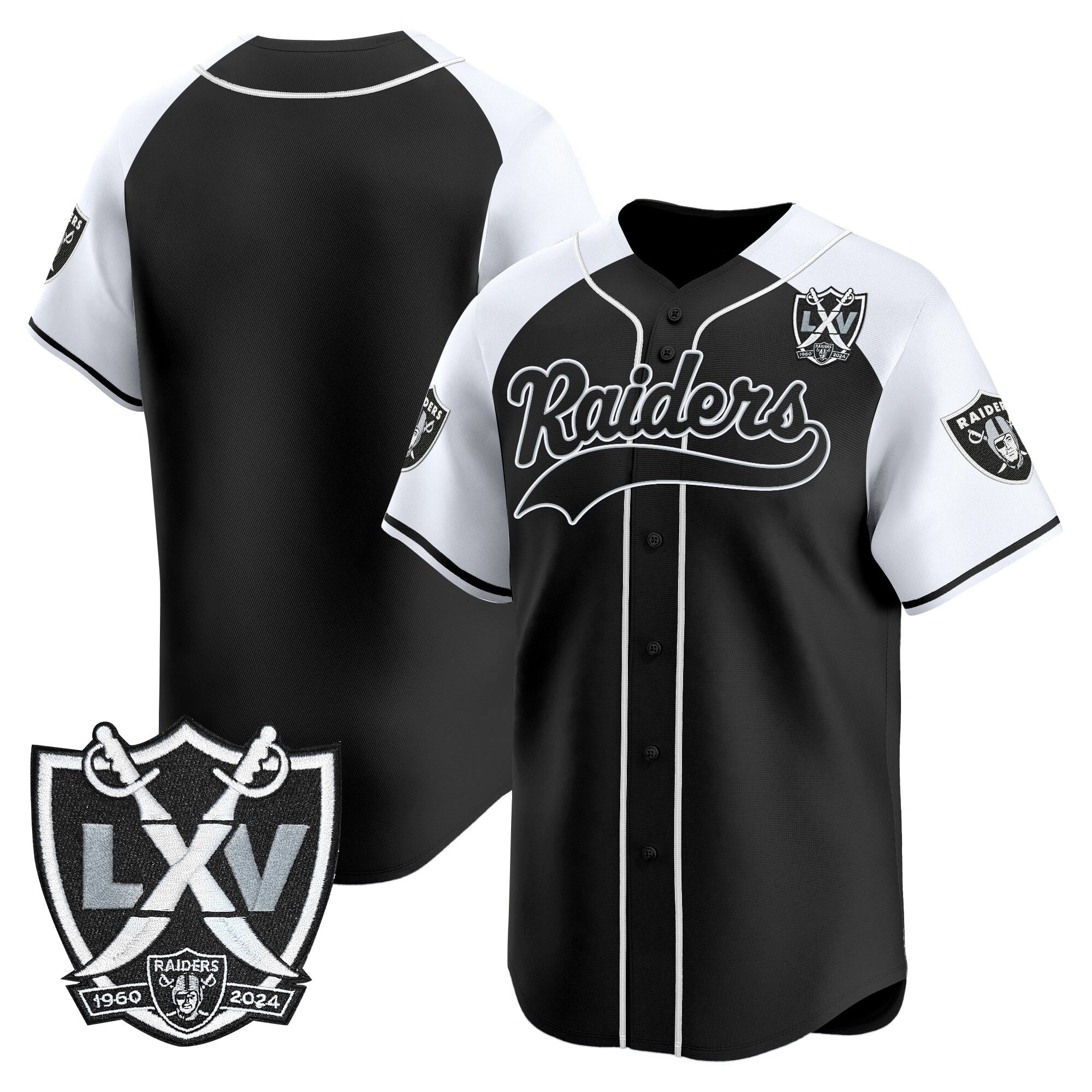 LVR 65th Anniversary Patch Vapor Baseball Jersey - Stitched
