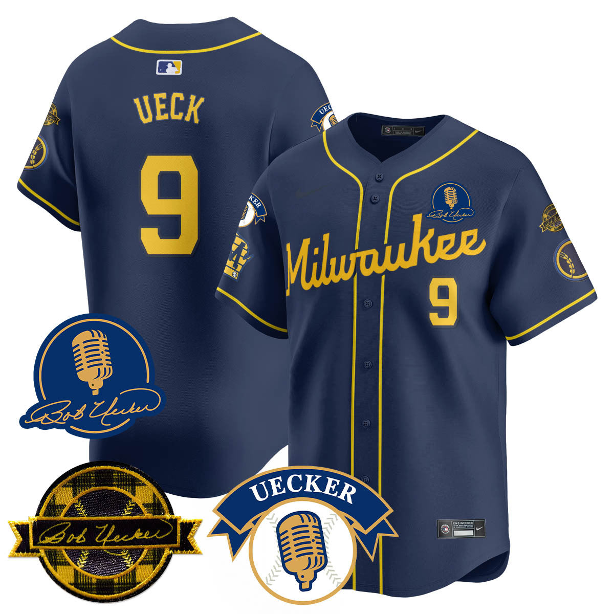 MIL 2025 Limited Jersey - Bob Uecker Patch - Stitched