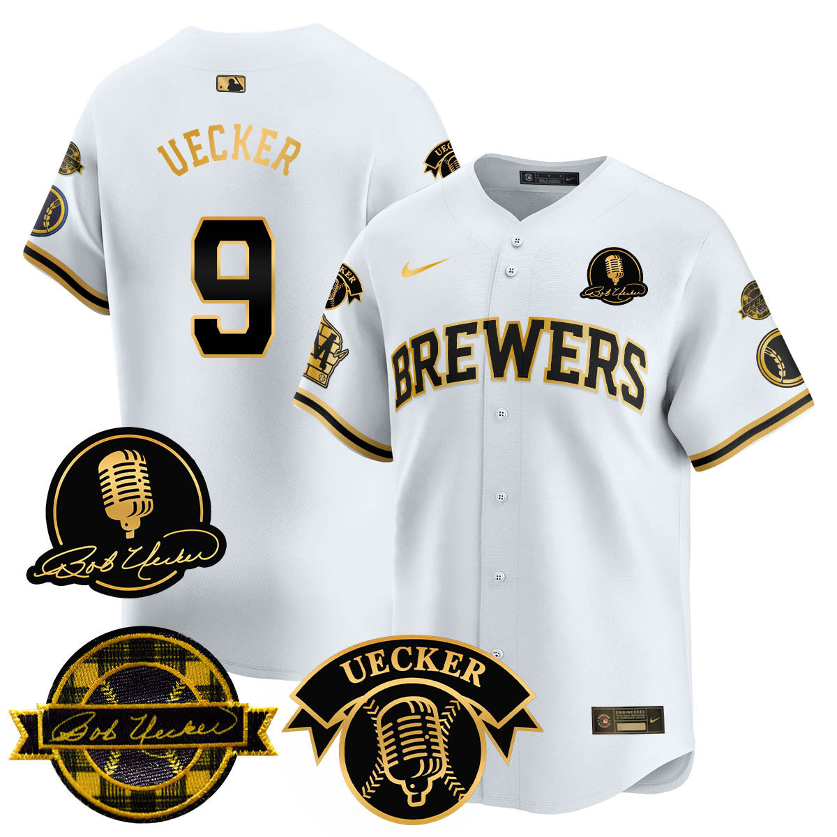 MIL 2025 Limited Jersey - Bob Uecker Patch - Stitched