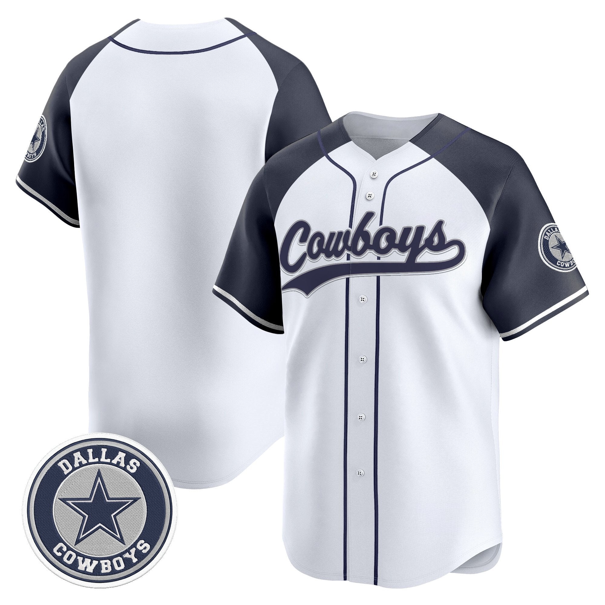 DAL Vapor Baseball Jersey - Stitched