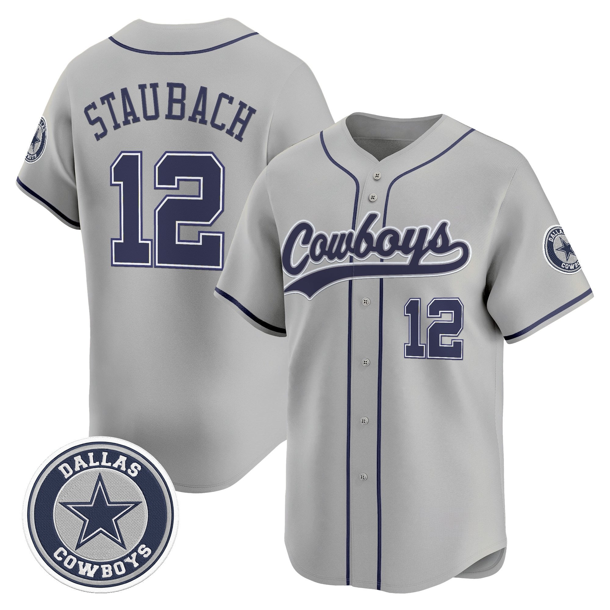 DAL Vapor Baseball Jersey - Stitched