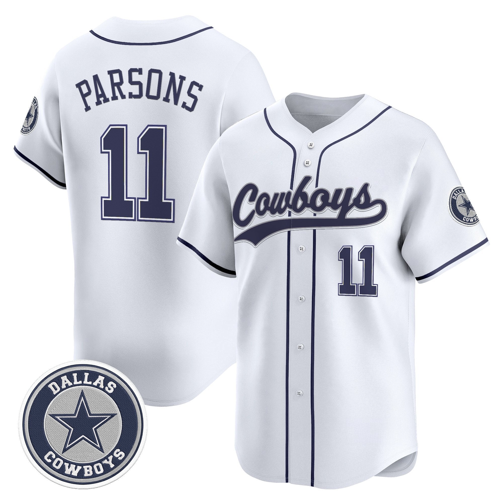 DAL Vapor Baseball Jersey - Stitched