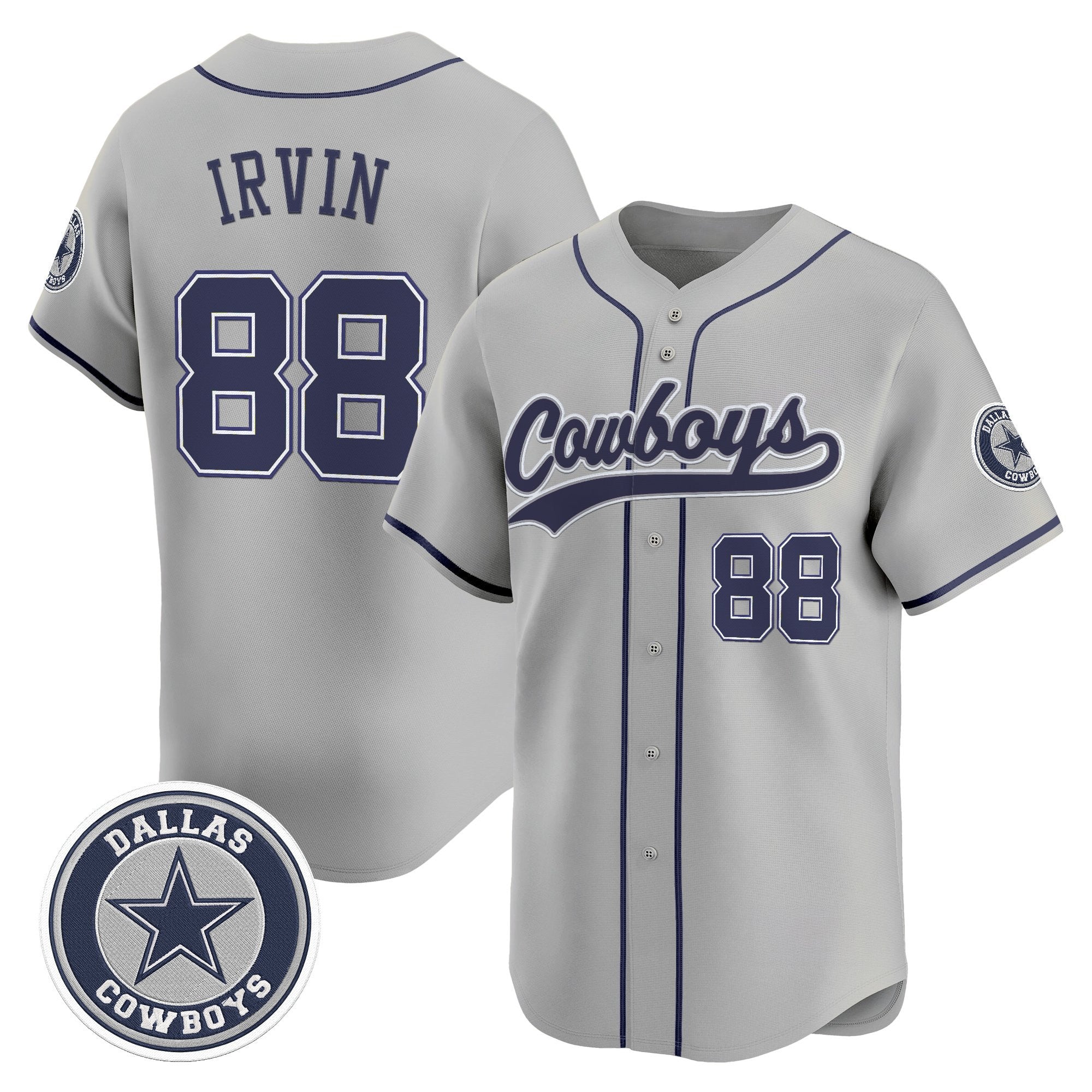 DAL Vapor Baseball Jersey - Stitched