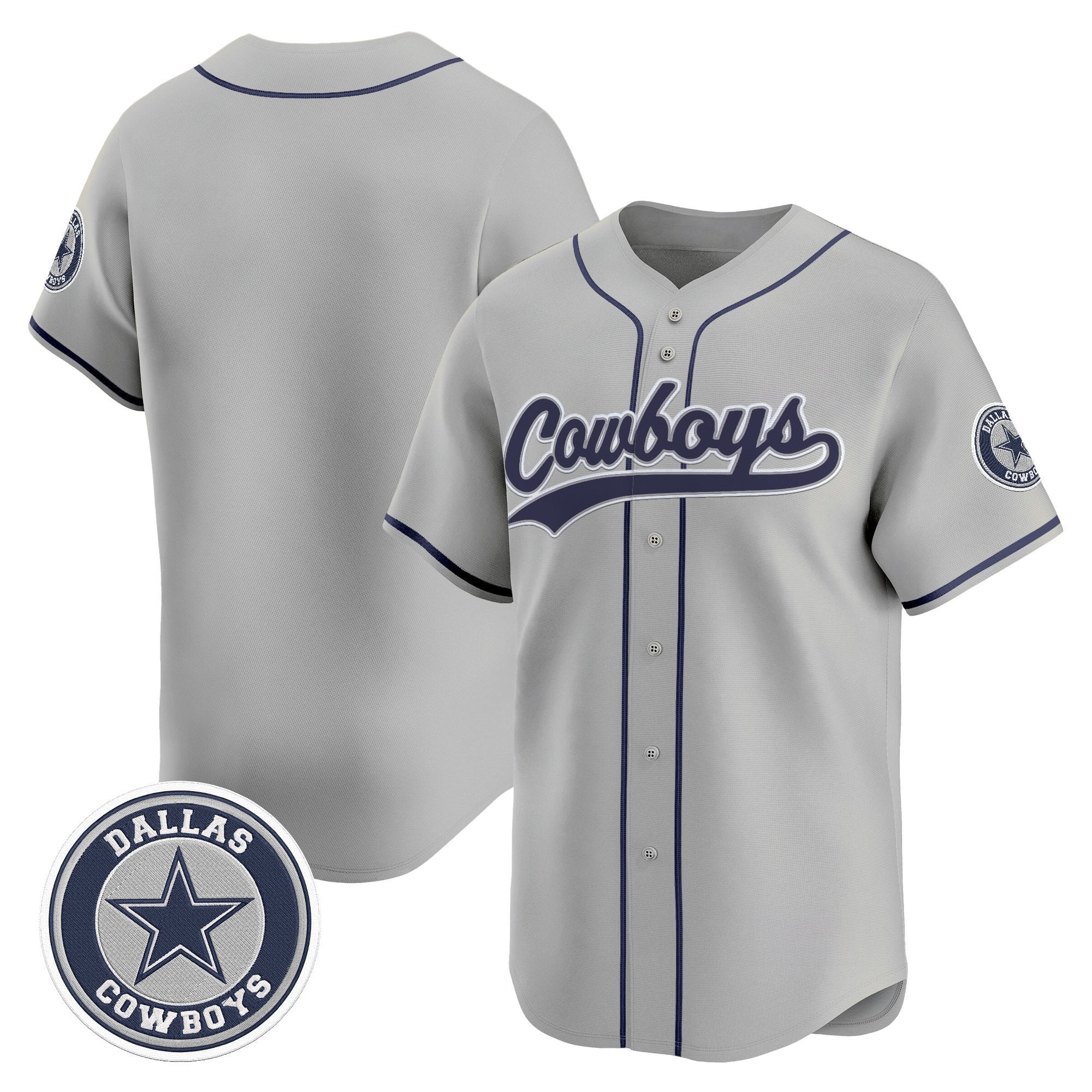 DAL Vapor Baseball Jersey - Stitched