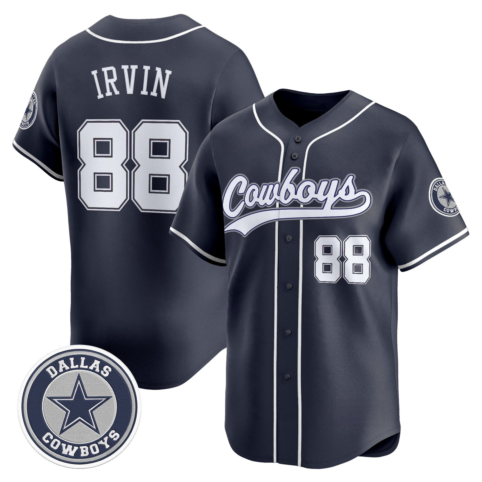 DAL Vapor Baseball Jersey - Stitched