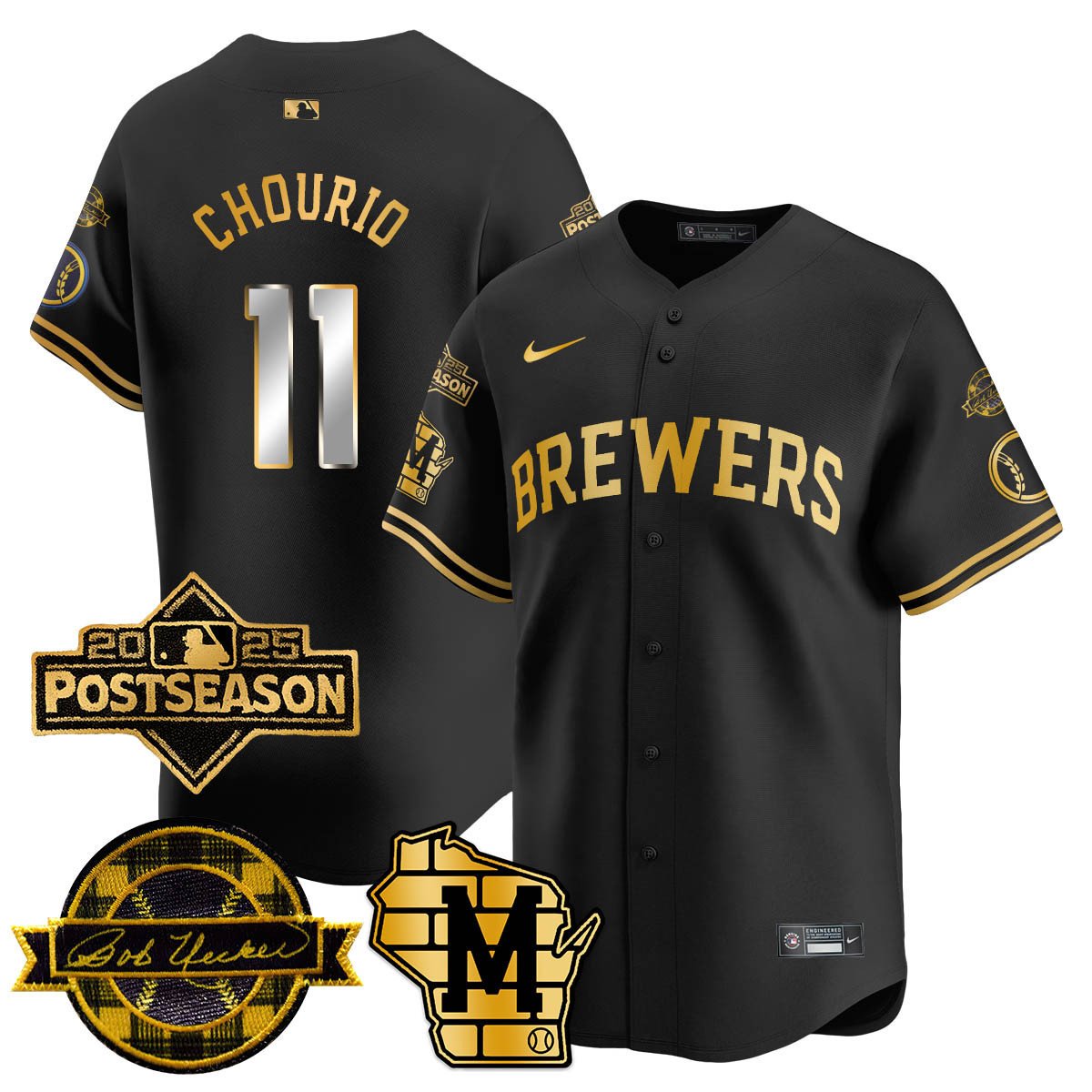 MIL 2025 Postseason Jersey - Stitched