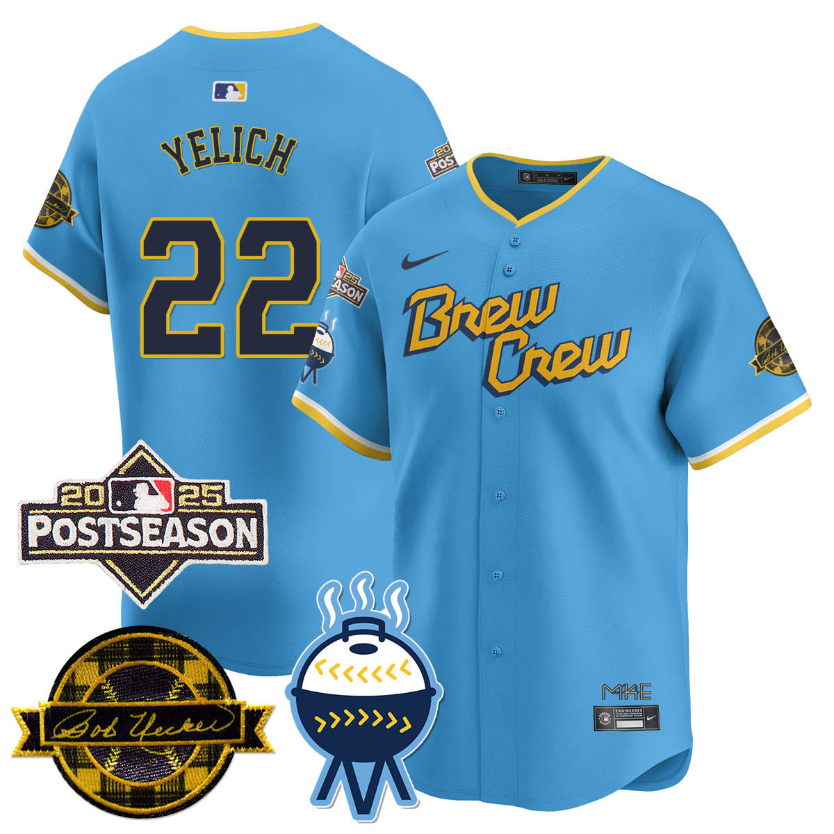MIL 2025 Postseason Jersey - Stitched