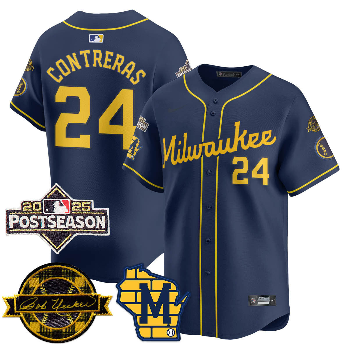 MIL 2025 Postseason Jersey - Stitched
