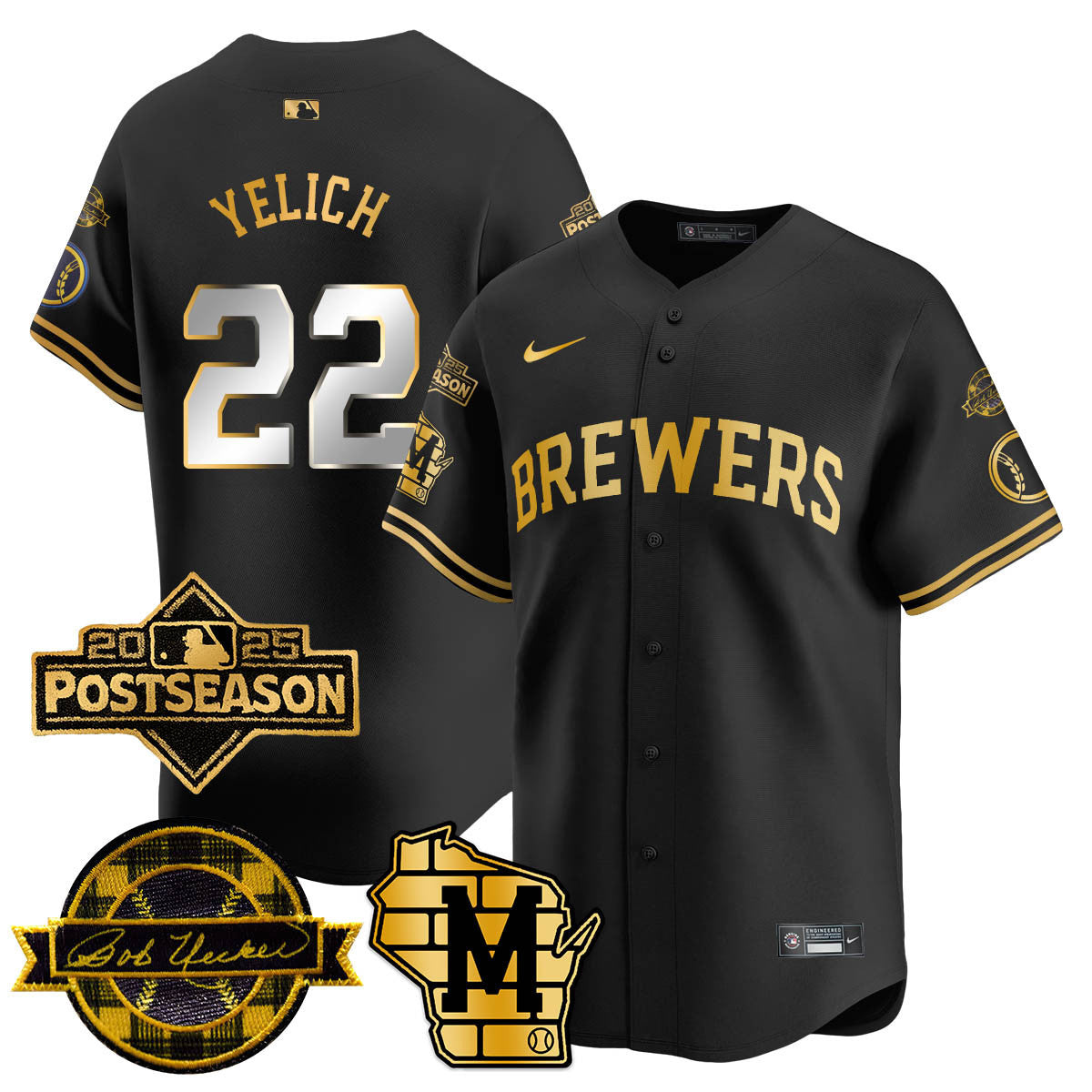 MIL 2025 Postseason Jersey - Stitched