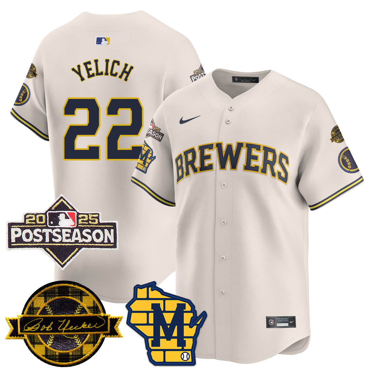 MIL 2025 Postseason Jersey - Stitched