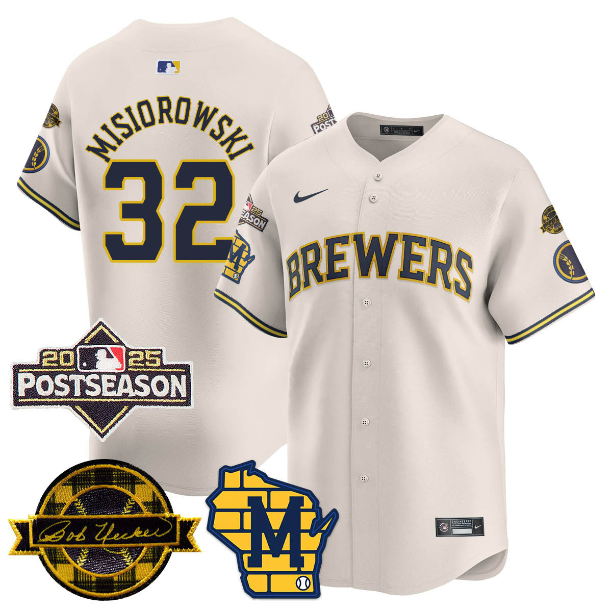 MIL 2025 Postseason Jersey - Stitched