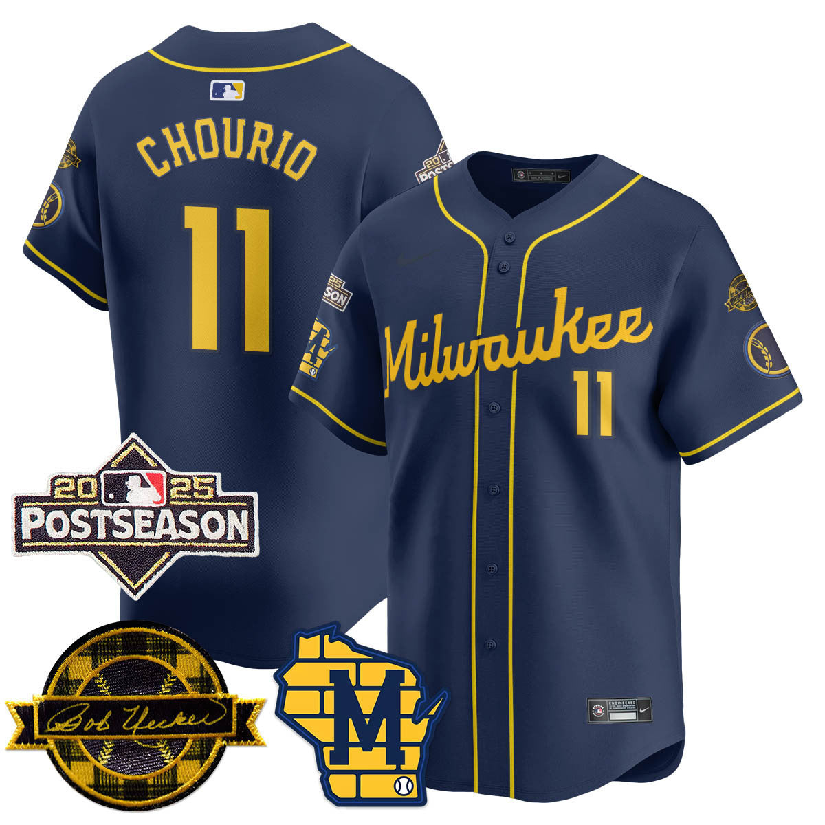 MIL 2025 Postseason Jersey - Stitched