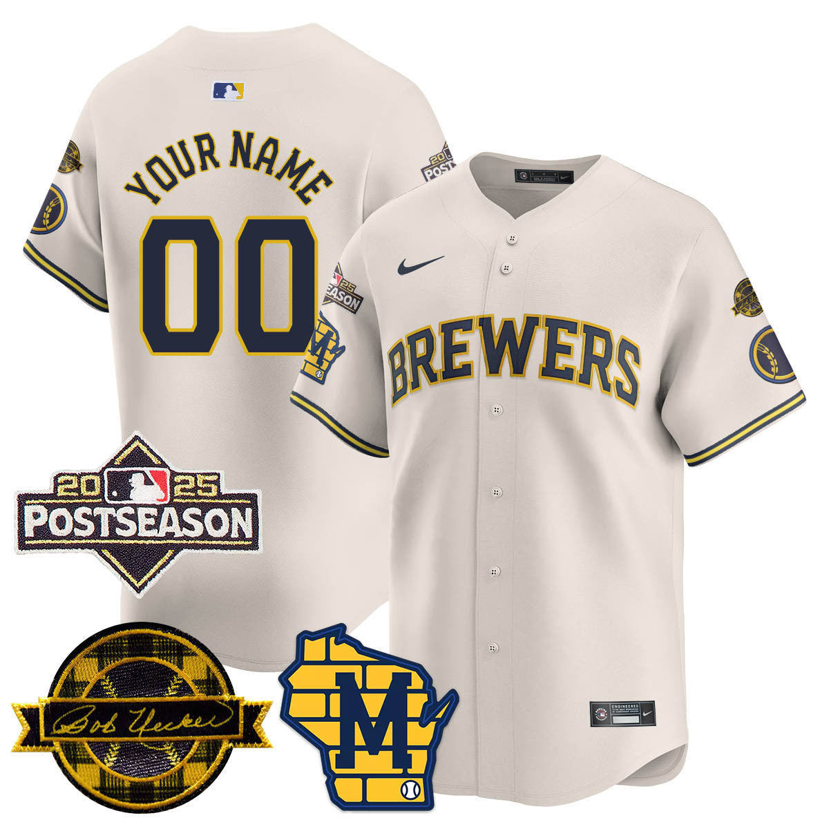 MIL 2025 Postseason Jersey - Stitched