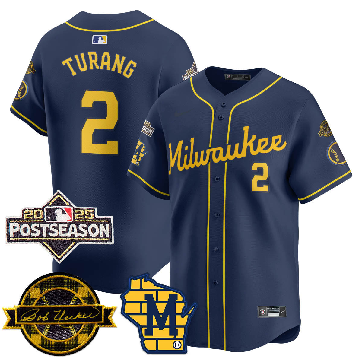 MIL 2025 Postseason Jersey - Stitched