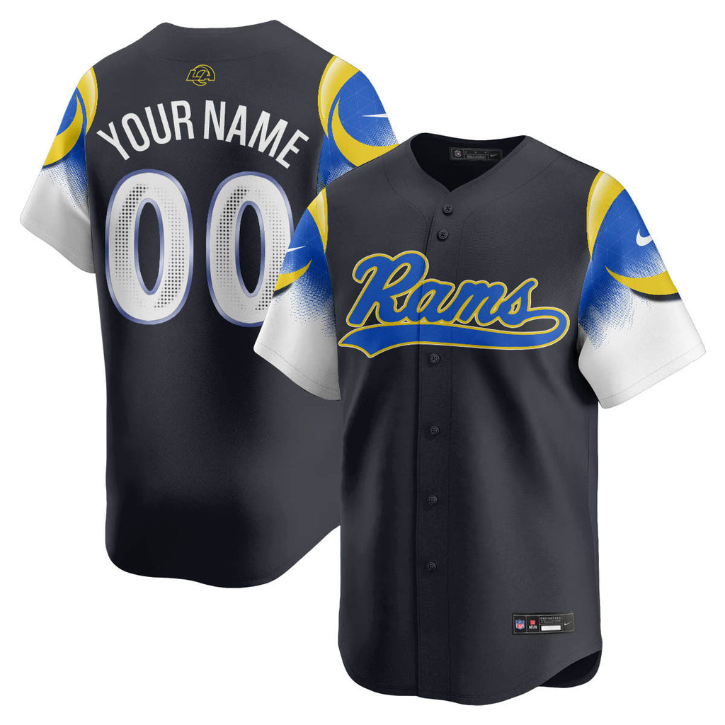 LAR Rivalry Series Baseball Jersey - Stitched