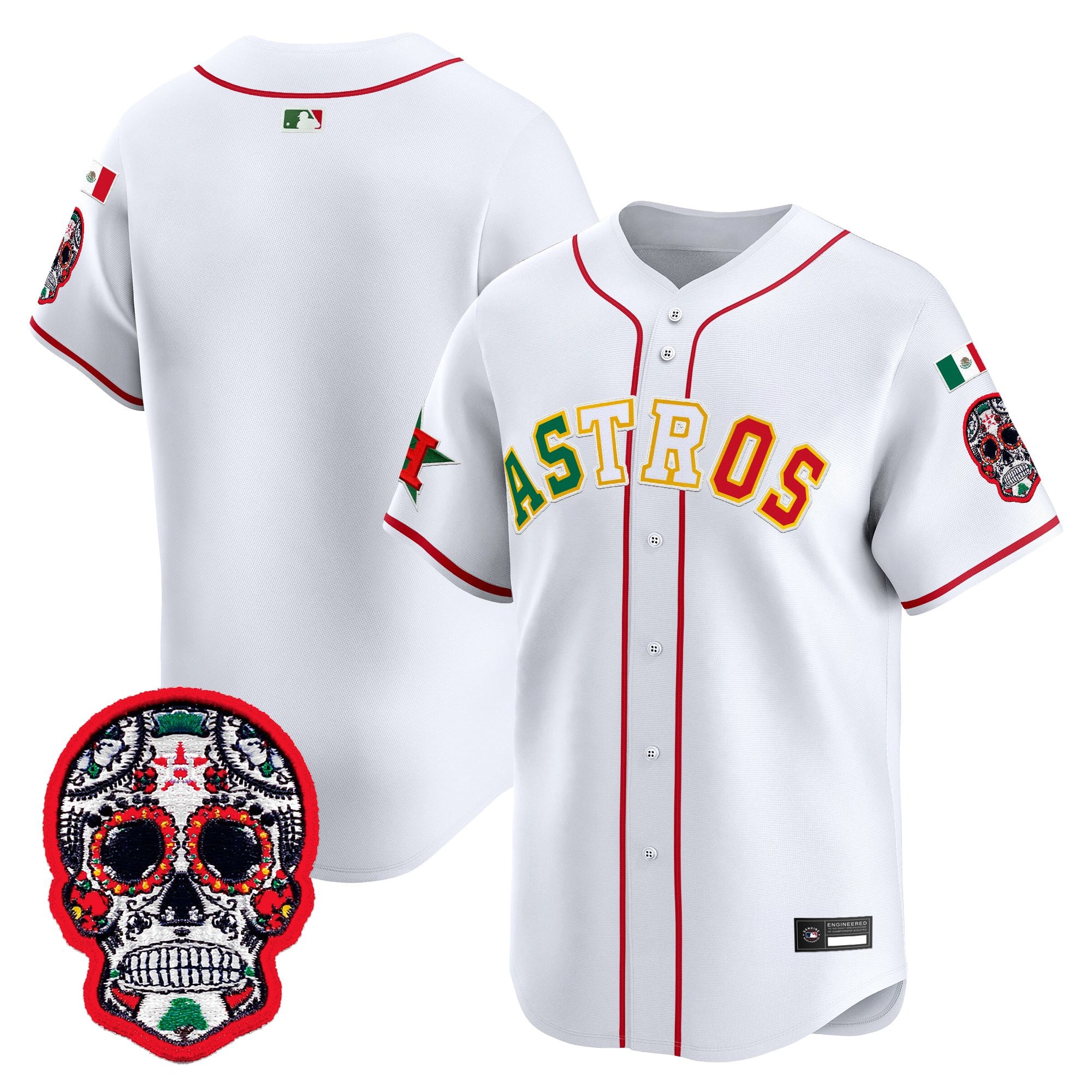 HOU Mexico 2025 'Día de los Muertos Edition' Vapor Premier Limited Jersey - Stitched
