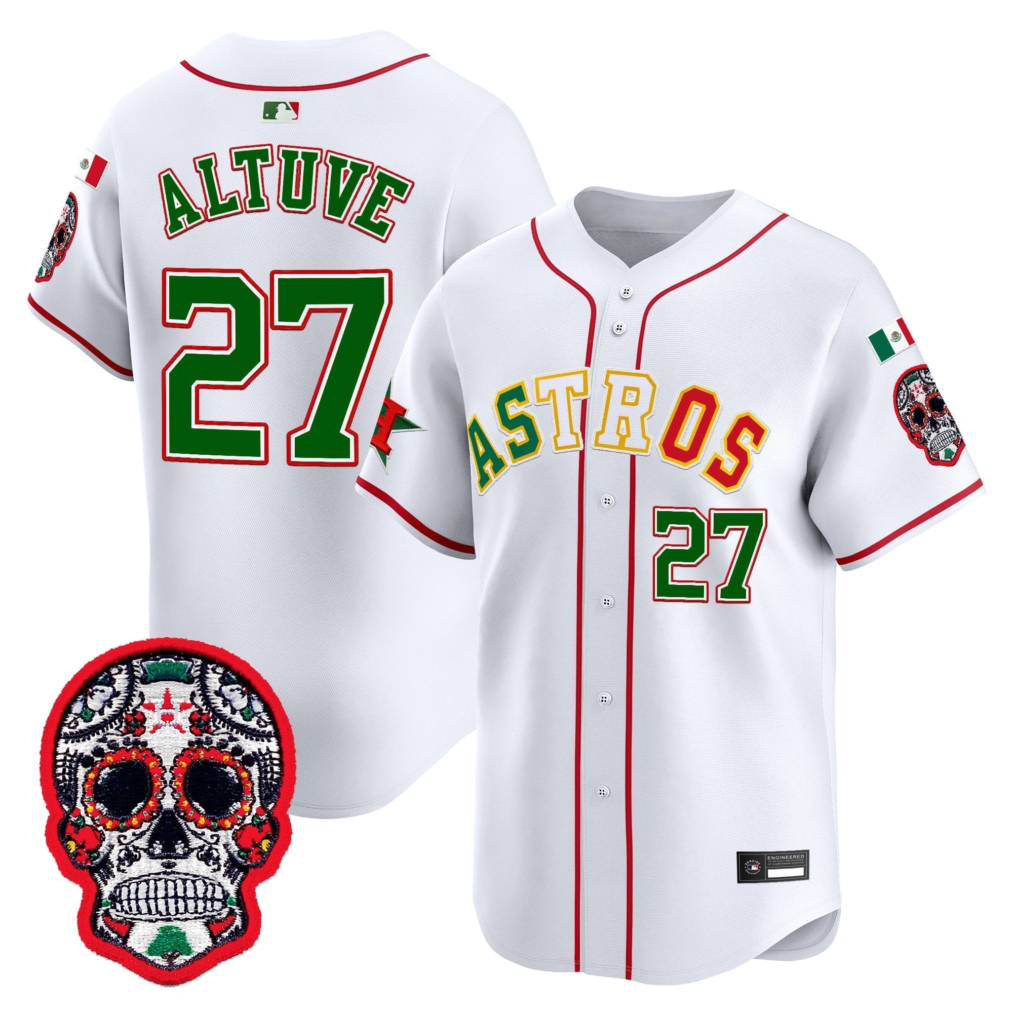 HOU Mexico 2025 'Día de los Muertos Edition' Vapor Premier Limited Jersey - Stitched
