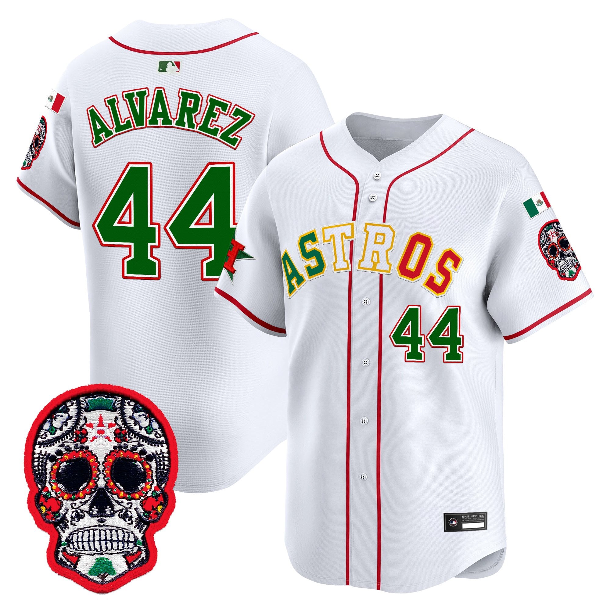 HOU Mexico 2025 'Día de los Muertos Edition' Vapor Premier Limited Jersey - Stitched