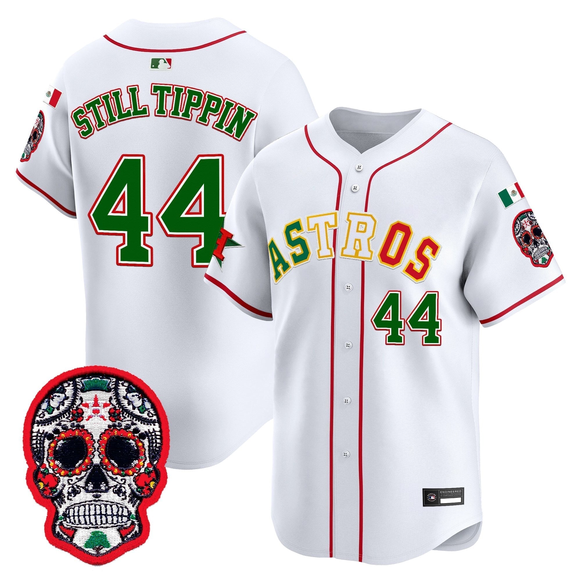 HOU Mexico 2025 'Día de los Muertos Edition' Vapor Premier Limited Jersey - Stitched