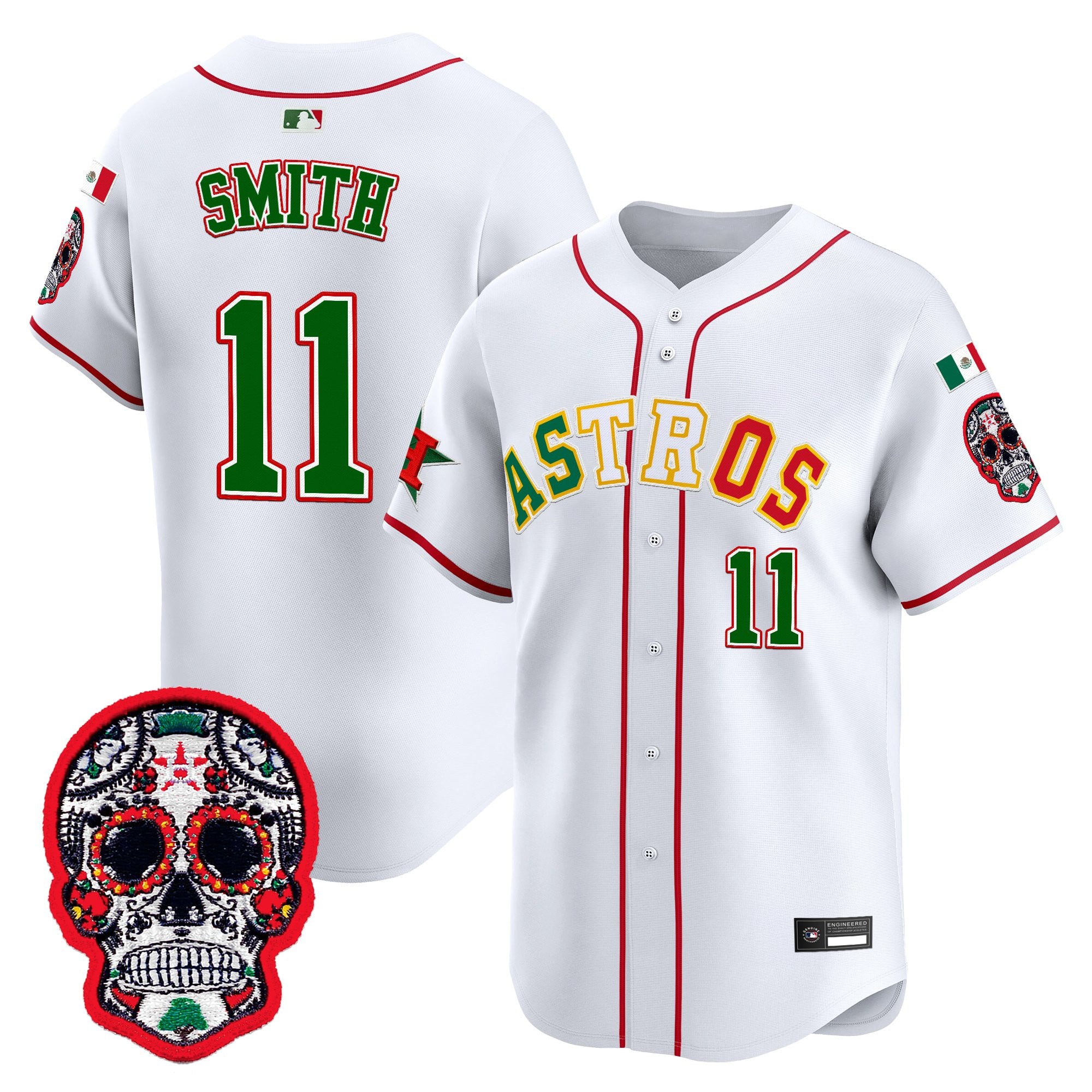 HOU Mexico 2025 'Día de los Muertos Edition' Vapor Premier Limited Jersey - Stitched