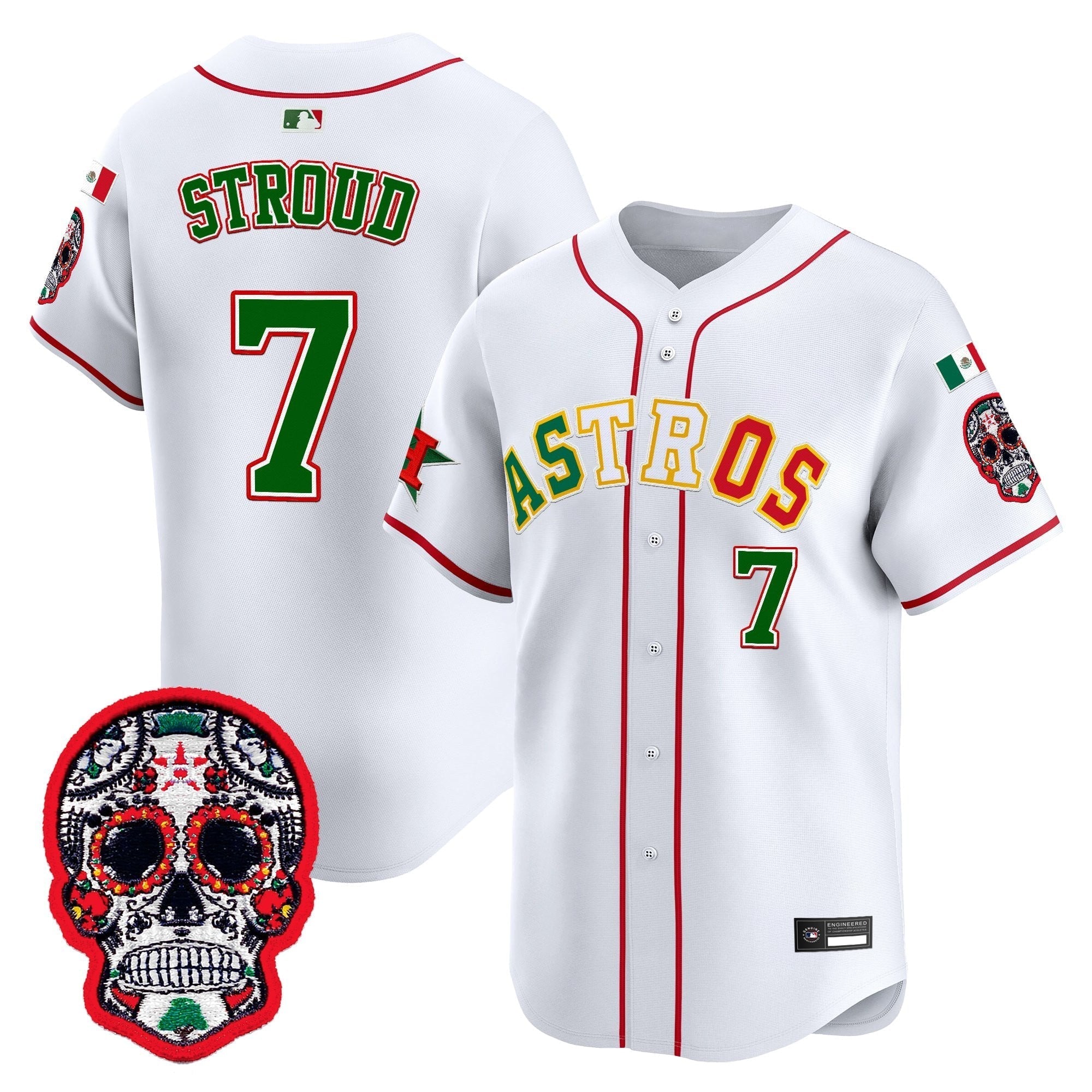 HOU Mexico 2025 'Día de los Muertos Edition' Vapor Premier Limited Jersey - Stitched