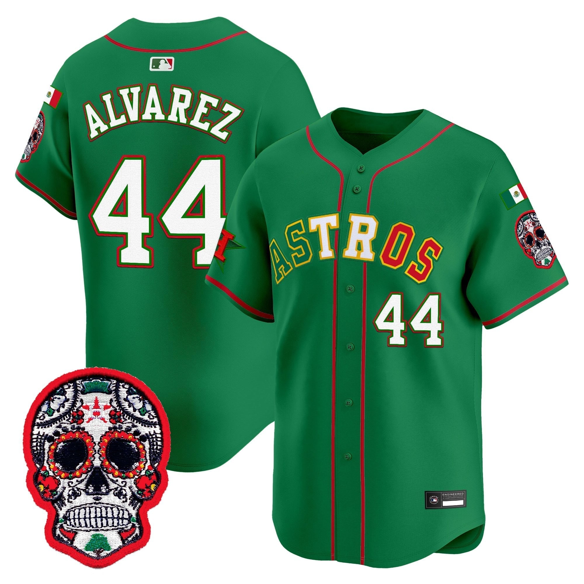 HOU Mexico 2025 'Día de los Muertos Edition' Vapor Premier Limited Jersey - Stitched