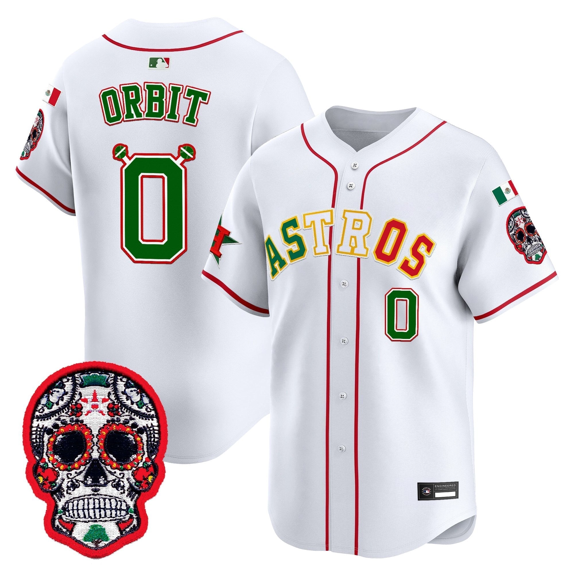 HOU Mexico 2025 'Día de los Muertos Edition' Vapor Premier Limited Jersey - Stitched