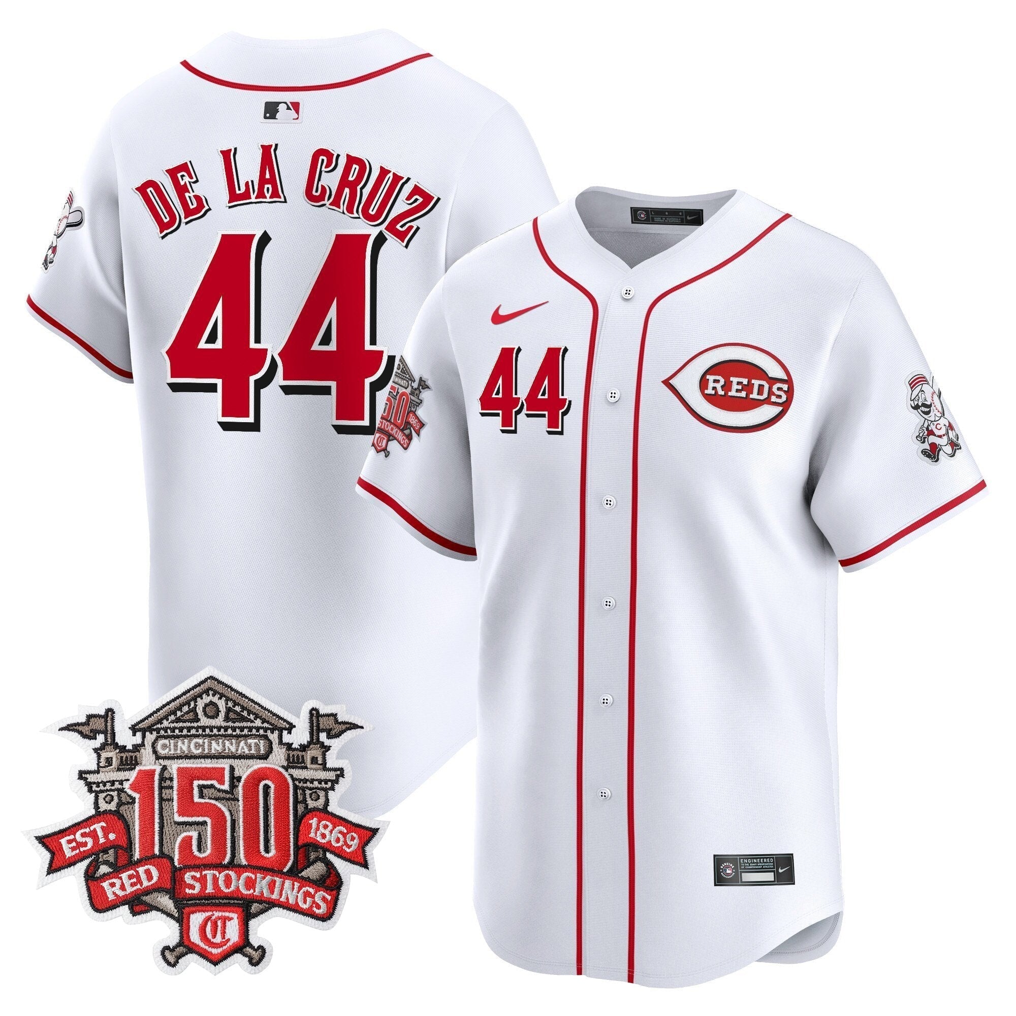 CIN 150th Anniversary Patch Vapor Premier Limited Jersey - Stitched
