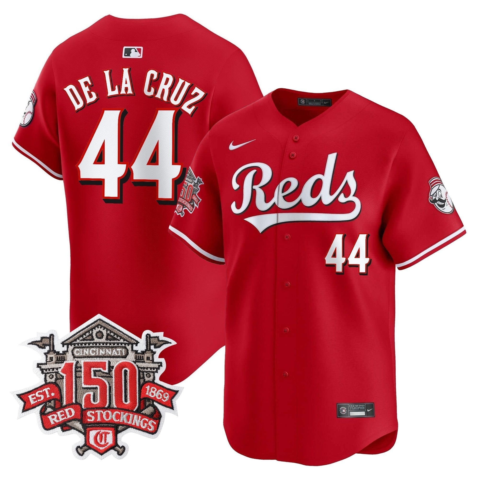 CIN 150th Anniversary Patch Vapor Premier Limited Jersey - Stitched