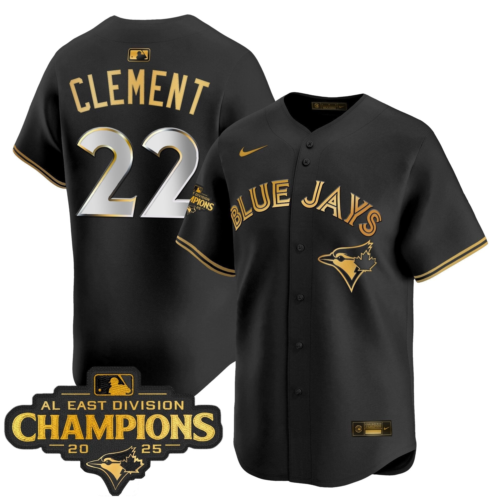 TOR 2025 AL East Division Champions Vapor Premier Limited Jersey - Stitched