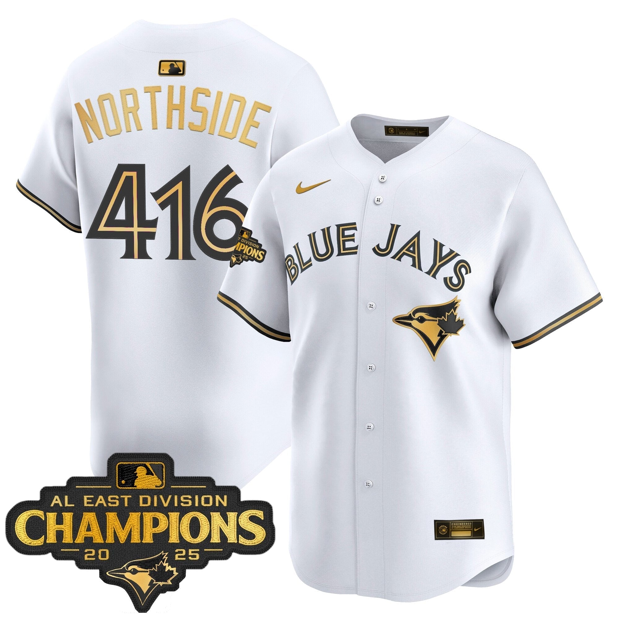 TOR 2025 AL East Division Champions Vapor Premier Limited Jersey - Stitched