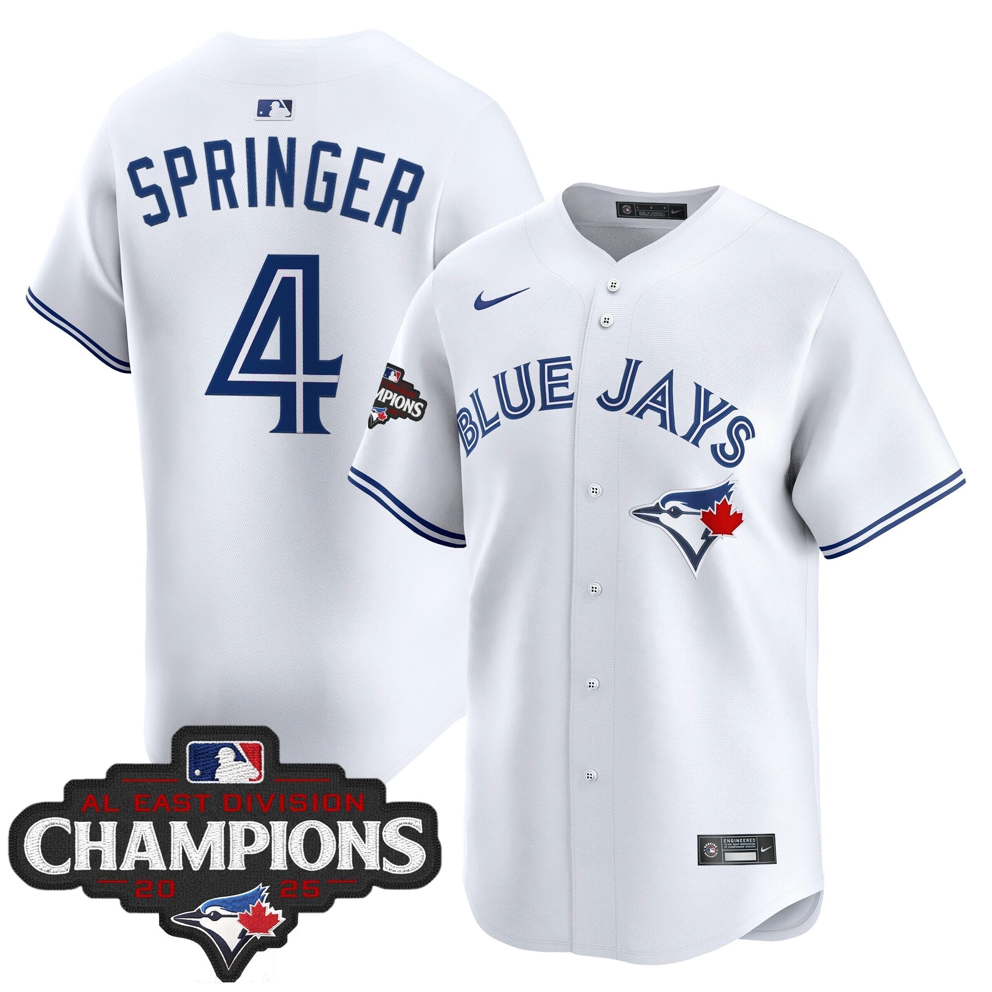 TOR 2025 AL East Division Champions Vapor Premier Limited Jersey - Stitched