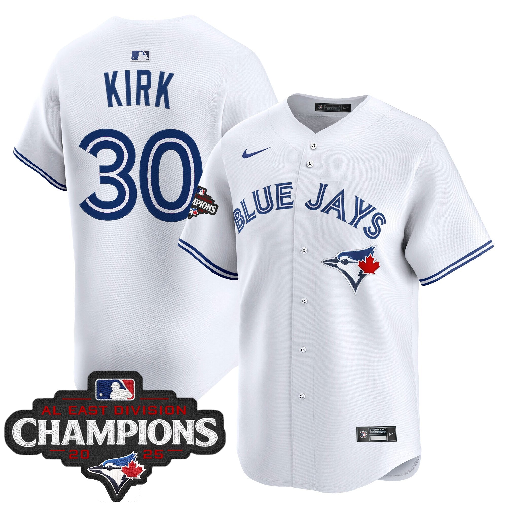 TOR 2025 AL East Division Champions Vapor Premier Limited Jersey - Stitched