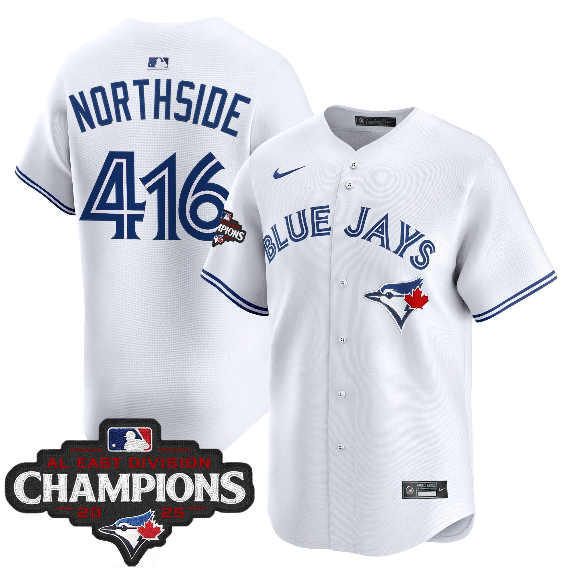 TOR 2025 AL East Division Champions Vapor Premier Limited Jersey - Stitched