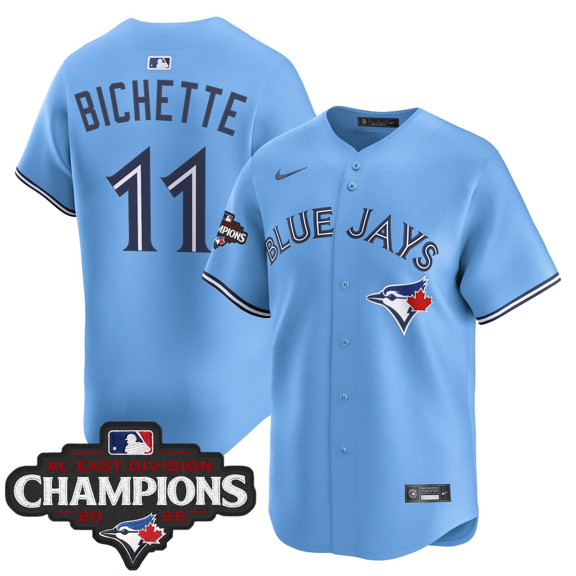 TOR 2025 AL East Division Champions Vapor Premier Limited Jersey - Stitched