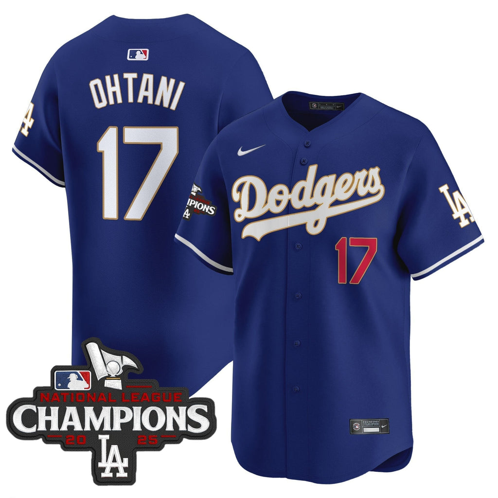 Dodgers 2025 National League Champions Vapor Premier Limited Jersey - Stitched