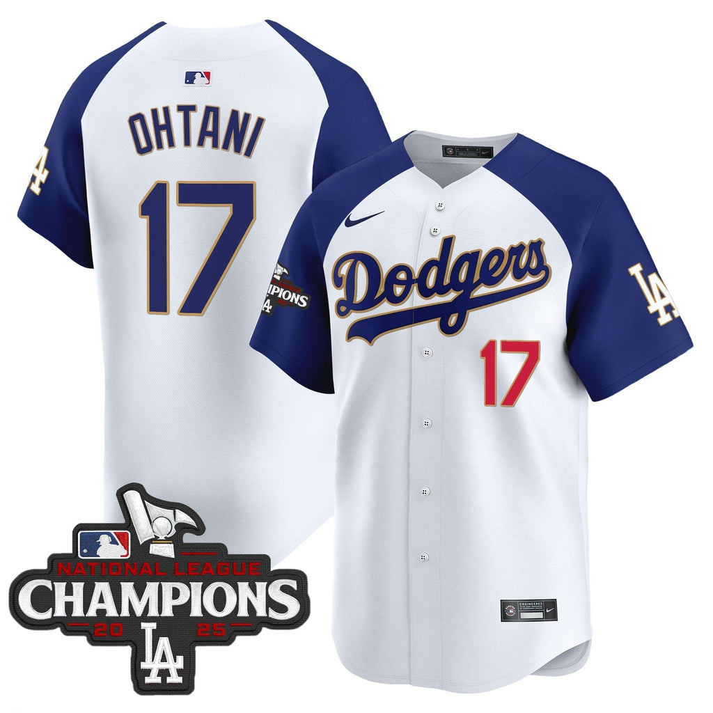 Dodgers 2025 National League Champions Vapor Premier Limited Jersey - Stitched