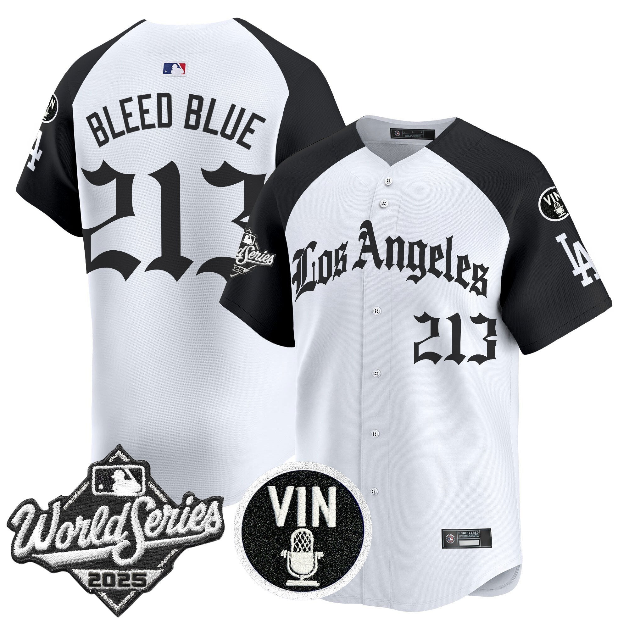 Dodgers 2025 World Series Vapor Premier Limited Jersey - LA Gothic Edition - Stitched