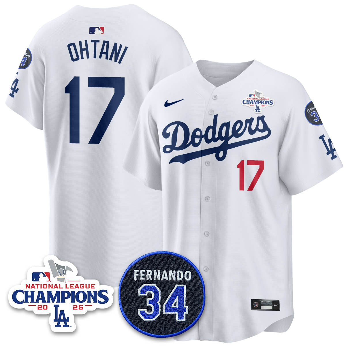 LAD 2025 NL Champions Jersey - Stitched