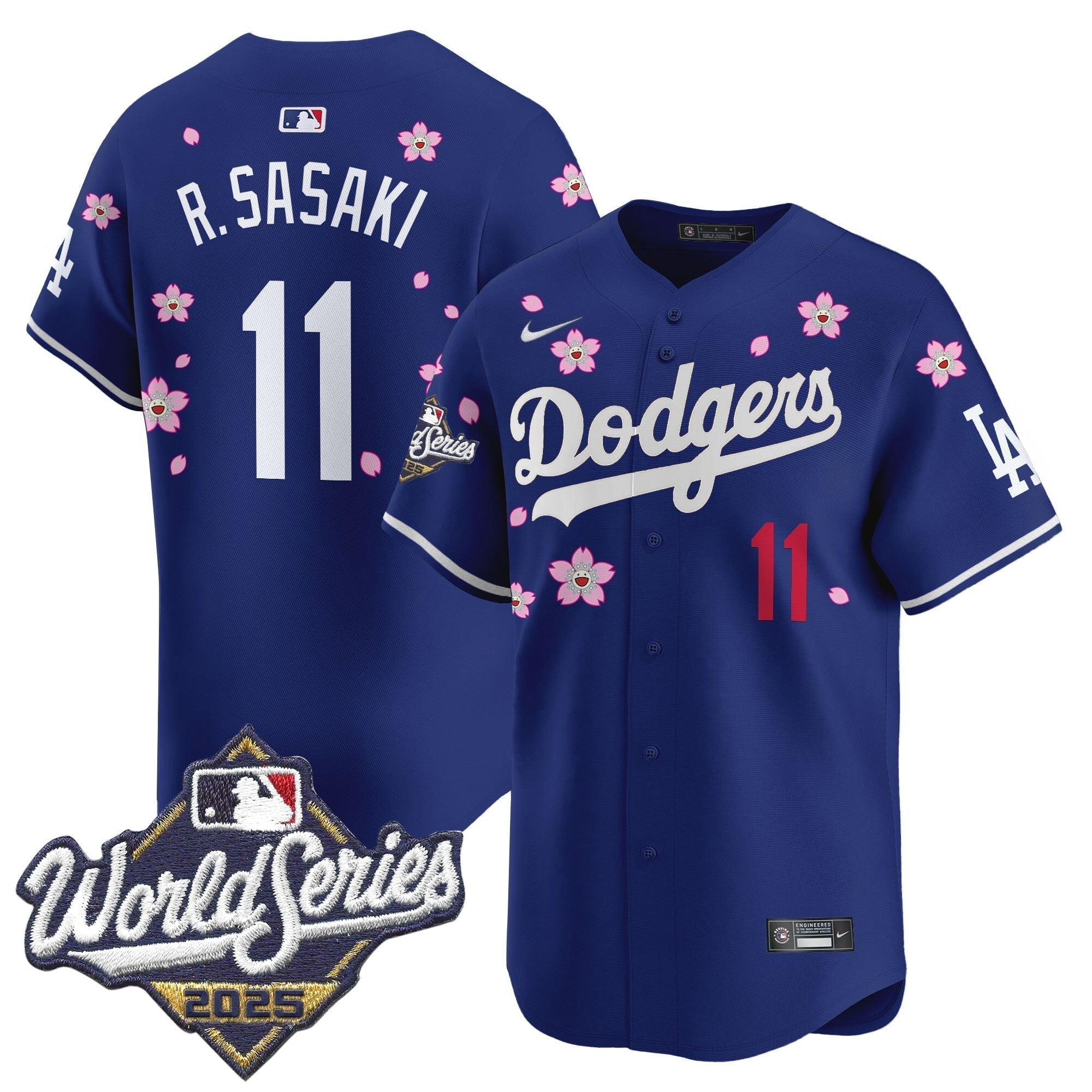 Dodgers 2025 World Series x Tokyo Series Vapor Premier Limited Jersey - Stitched