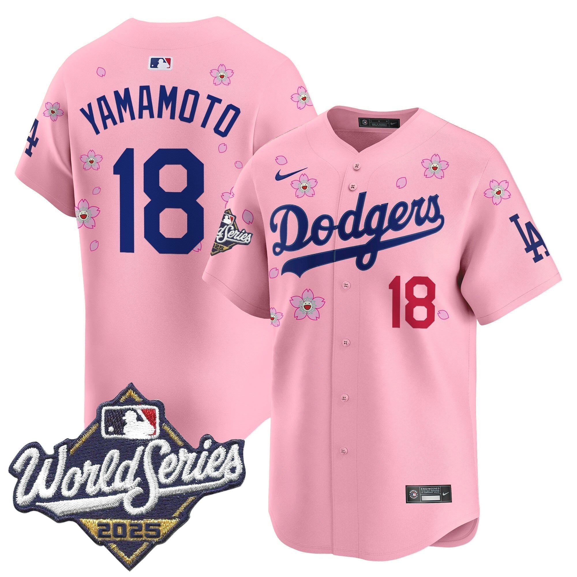 Dodgers 2025 World Series x Tokyo Series Vapor Premier Limited Jersey - Stitched